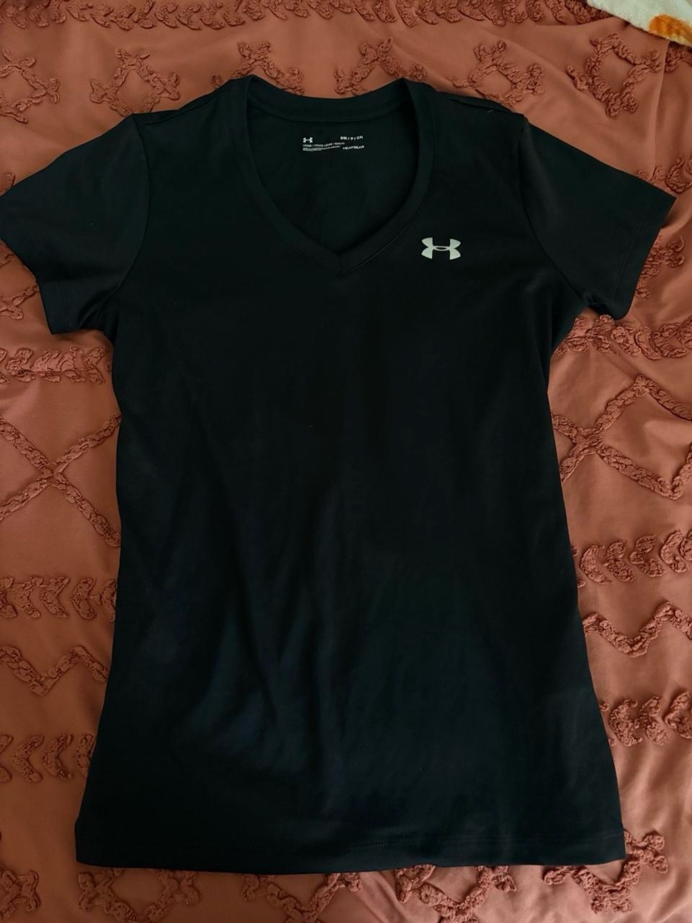 Under Armour Women's Black V-Neck Performance Top